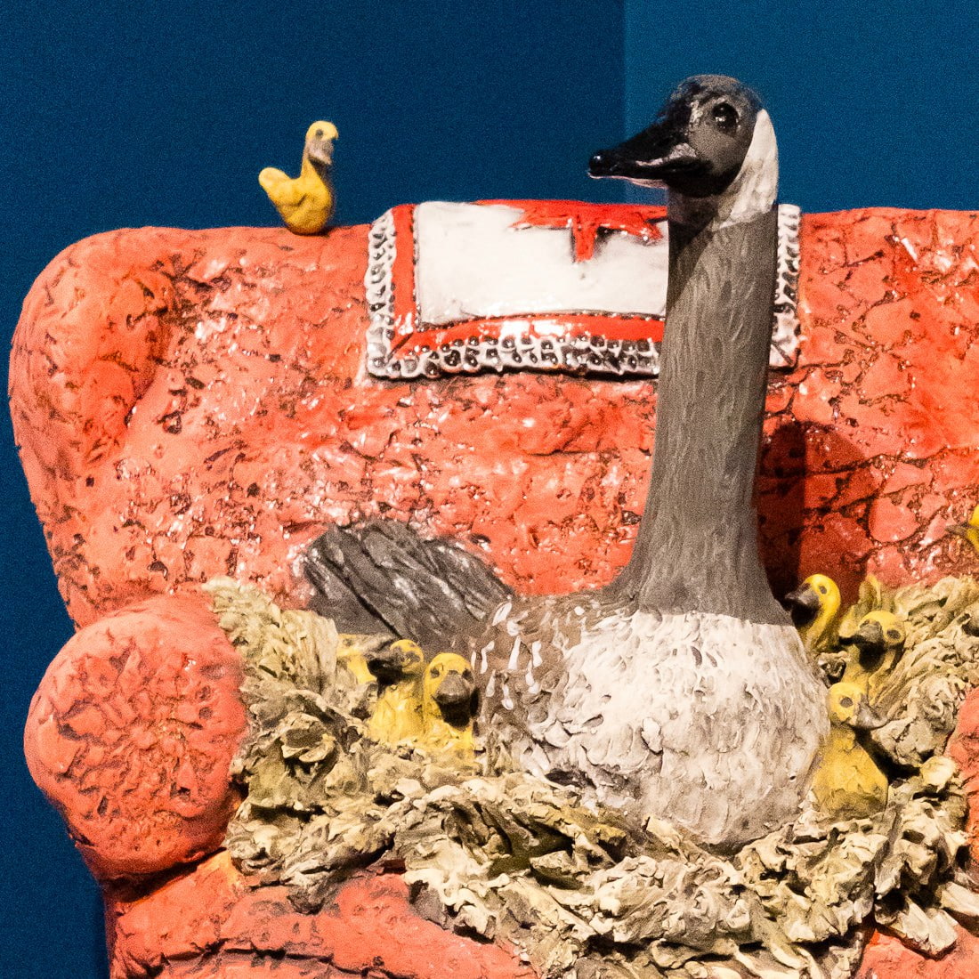 Linda was keenly aware of the Canada Child Benefit... | 12 x 12 x 9 Ceramic Elaine Brewer-White