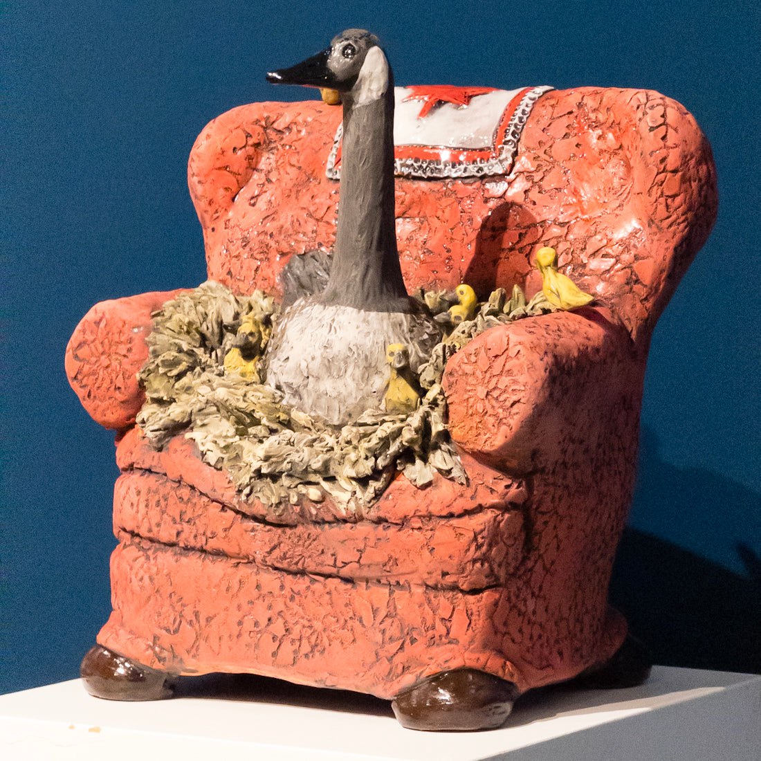 Linda was keenly aware of the Canada Child Benefit... | 12 x 12 x 9 Ceramic Elaine Brewer-White