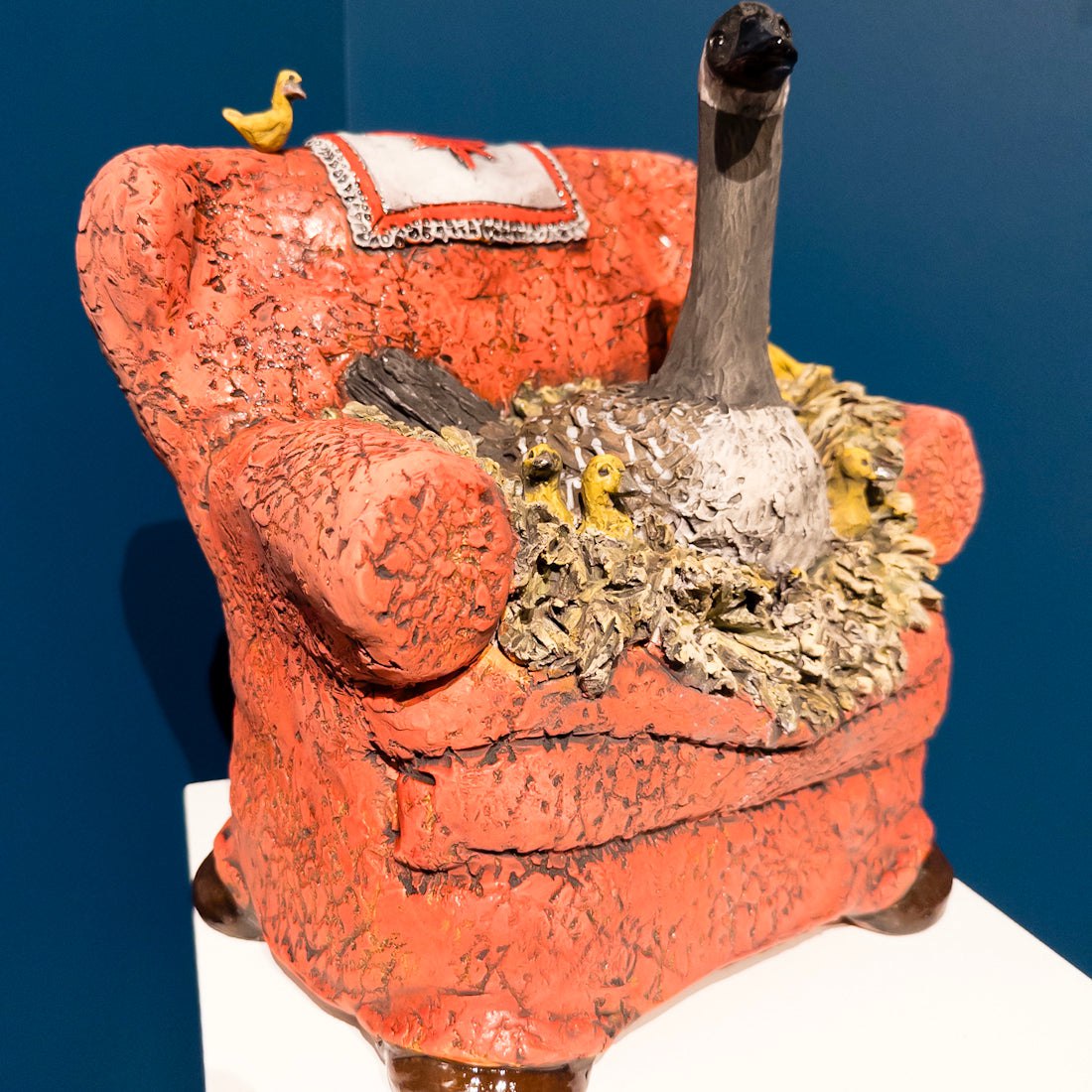 Linda was keenly aware of the Canada Child Benefit... | 12 x 12 x 9 Ceramic Elaine Brewer-White