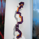 Jumbo Shrimp | 44" x 6" x 6" Reclaimed Wood Mixed Media Sculpture Andrew Mirth