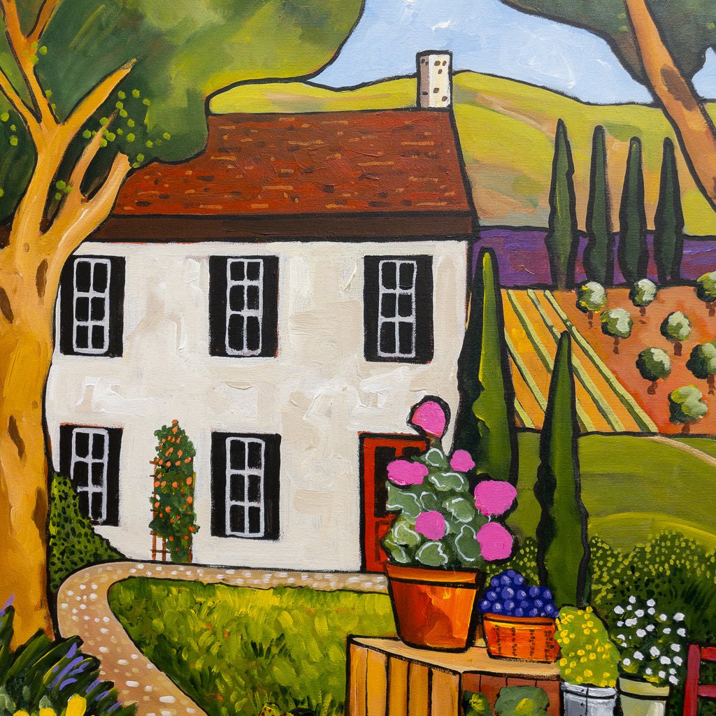 Quelque Fleurs | 30" x 24" Acrylic on Canvas Alain Bédard