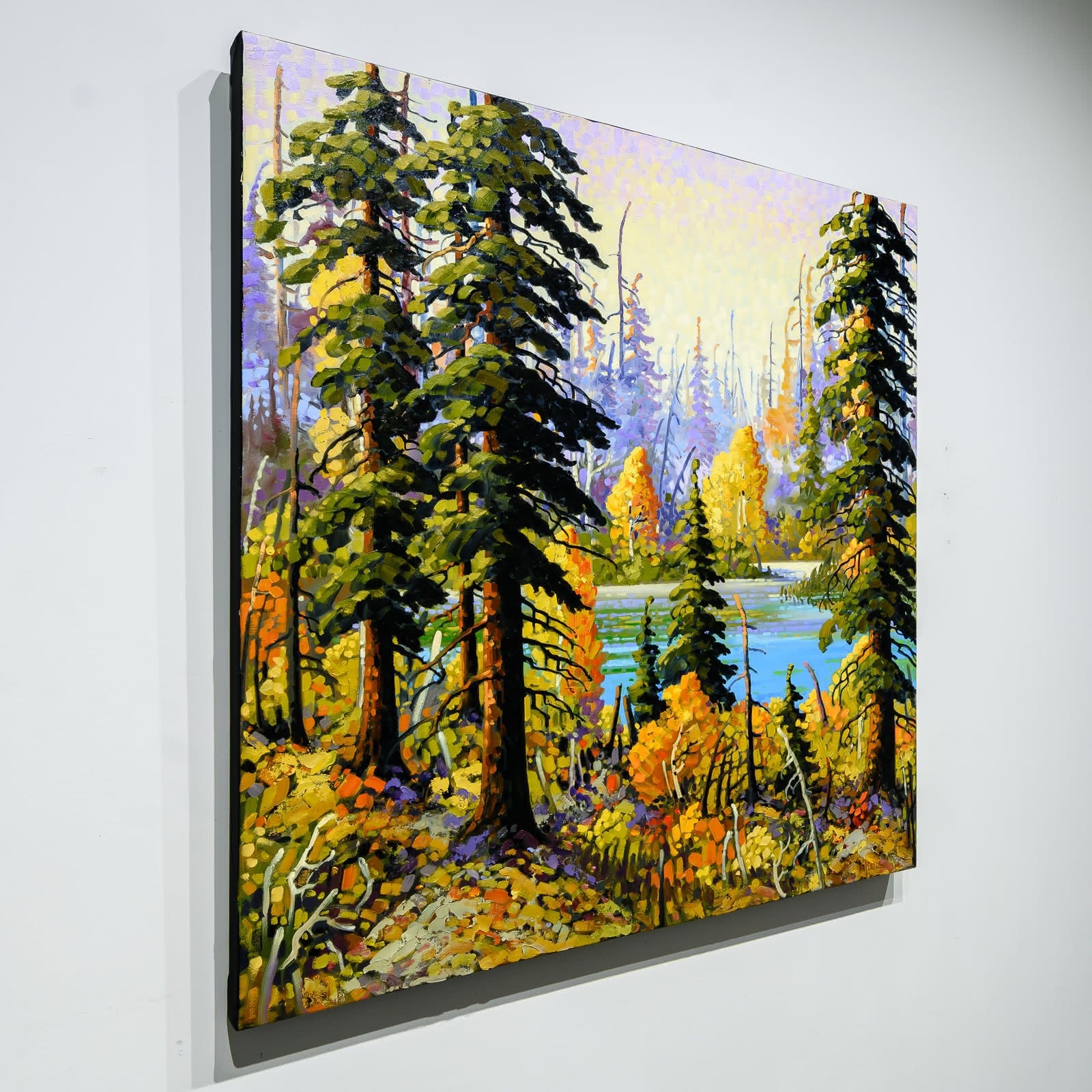 Autumn Pageant | 36" x 36" Oil on Canvas Rod Charlesworth