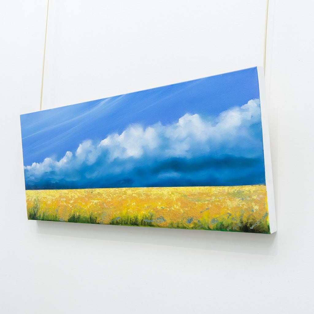 Before the Storm | 16" x 40" Oil & Mixed Media on Canvas Richard Cole