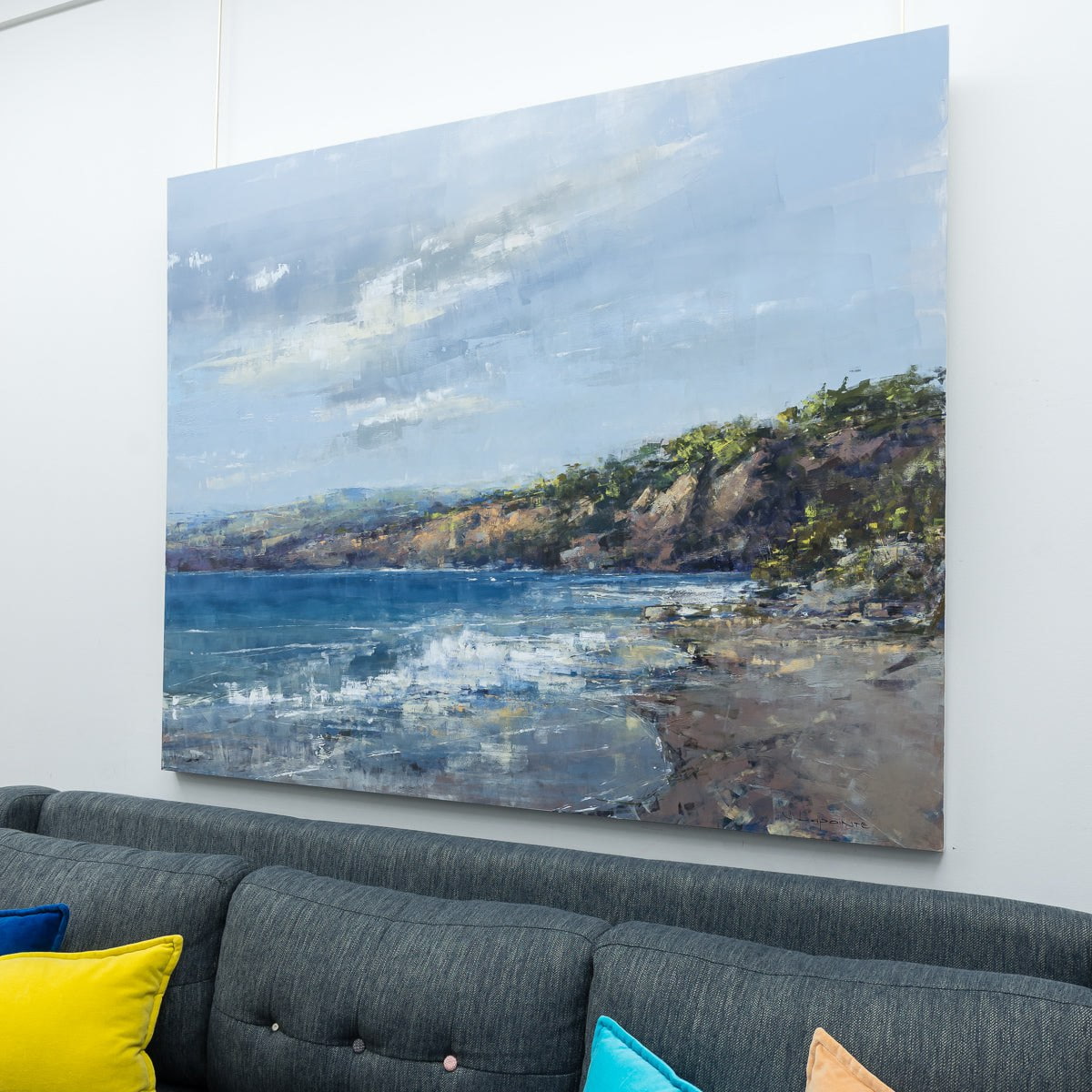 Brise Salée | 48" x 60" Oil on Aluminum Composite Panel Nathalie Lapointe