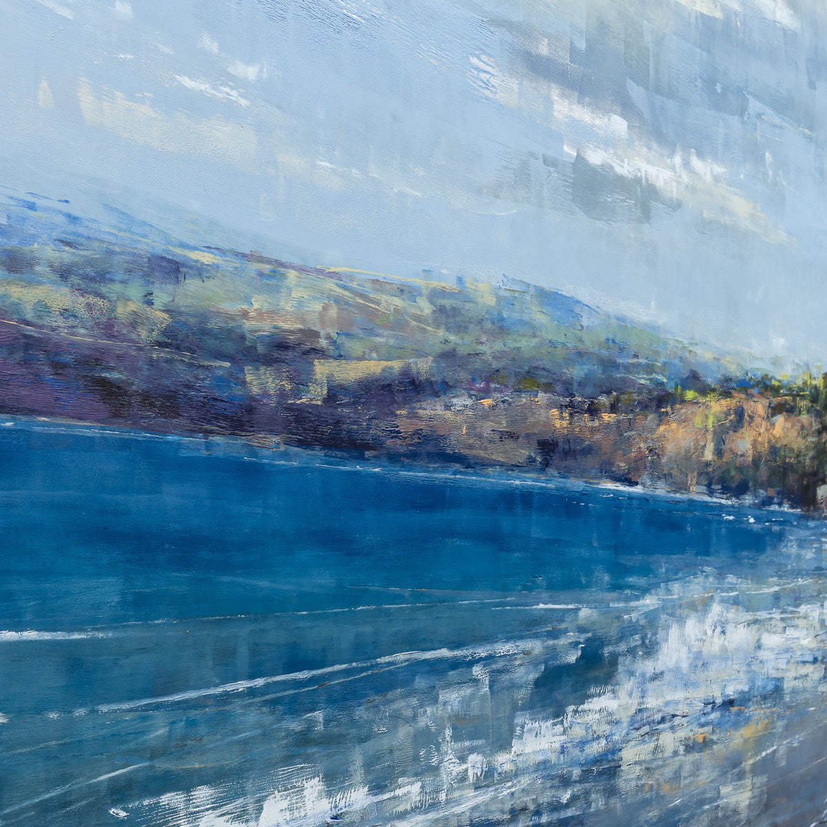 Brise Salée | 48" x 60" Oil on Aluminum Composite Panel Nathalie Lapointe