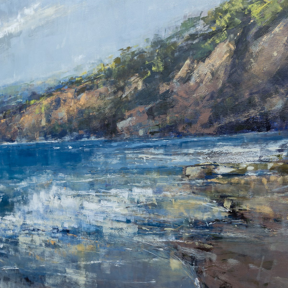 Brise Salée | 48" x 60" Oil on Aluminum Composite Panel Nathalie Lapointe