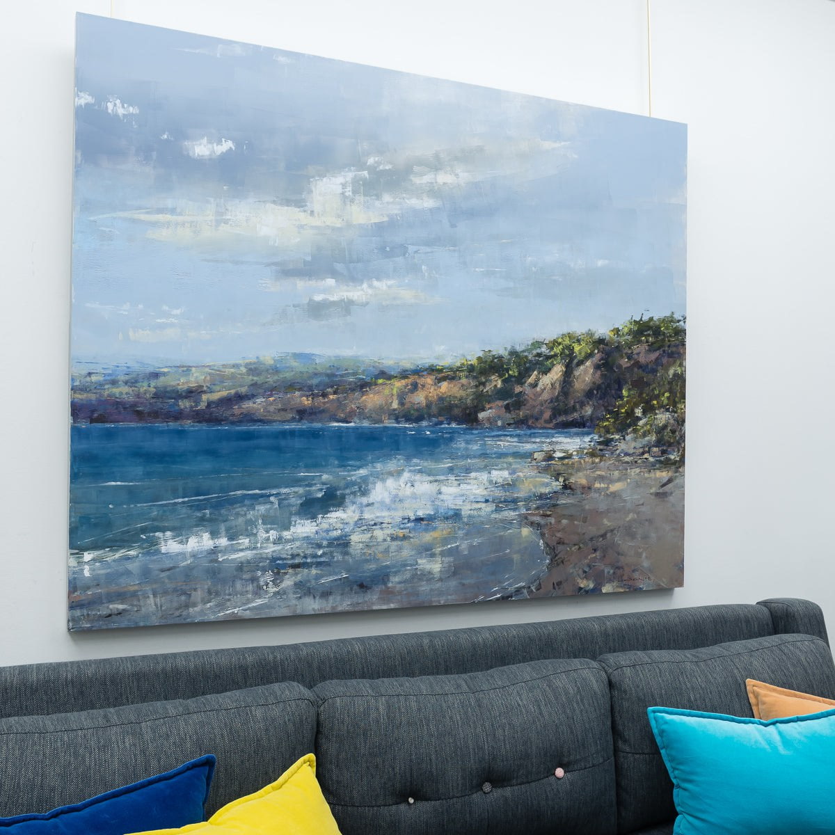 Brise Salée | 48" x 60" Oil on Aluminum Composite Panel Nathalie Lapointe