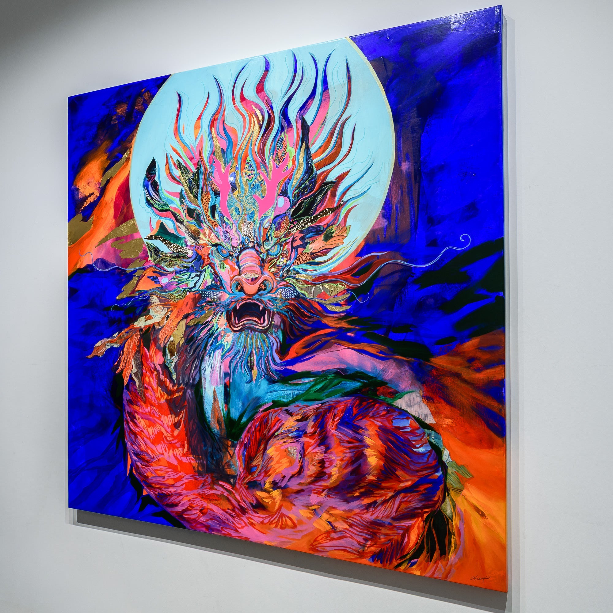 Celestial Dragon | 60" x 60"