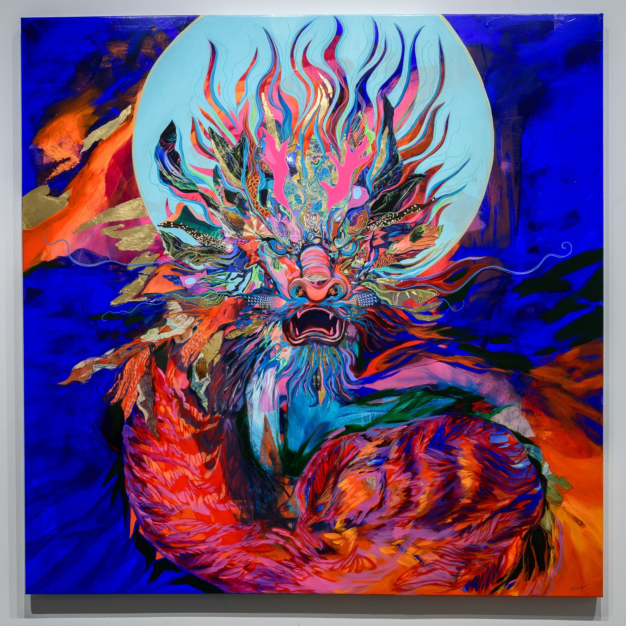 Celestial Dragon | 60" x 60"