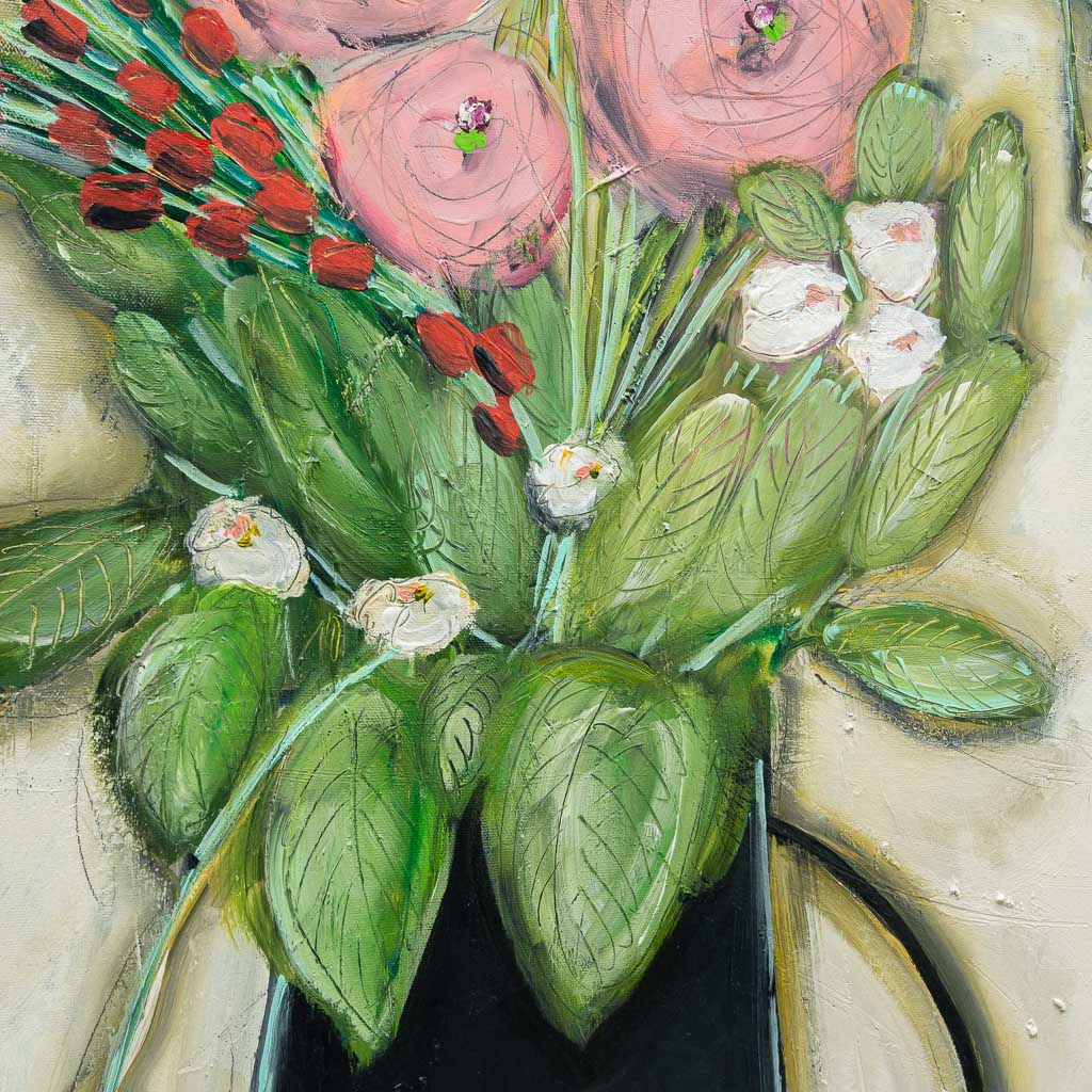 Heart of Love | 40" x 30" Acrylic on Canvas Josée Lord