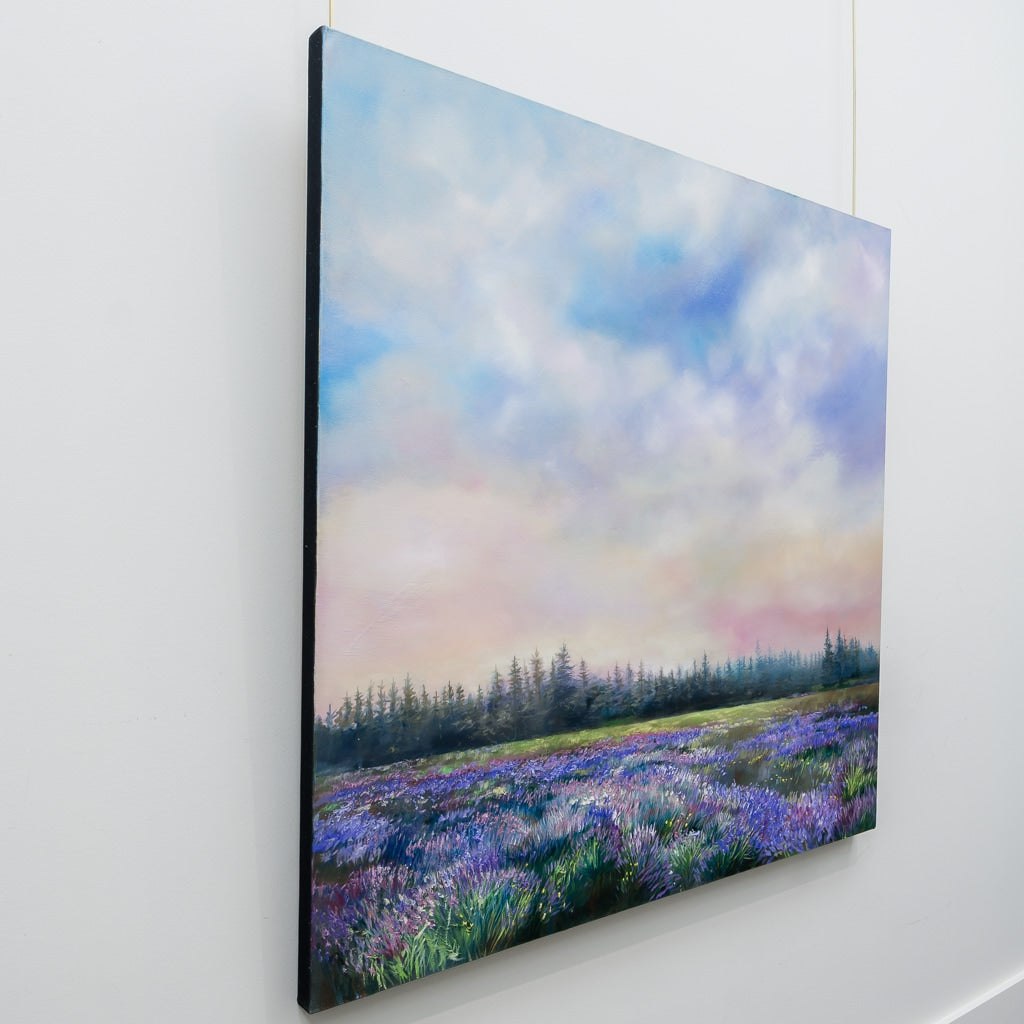 Lavender Skies | 44" x 44" Oil & Mixed Media on Canvas Richard Cole