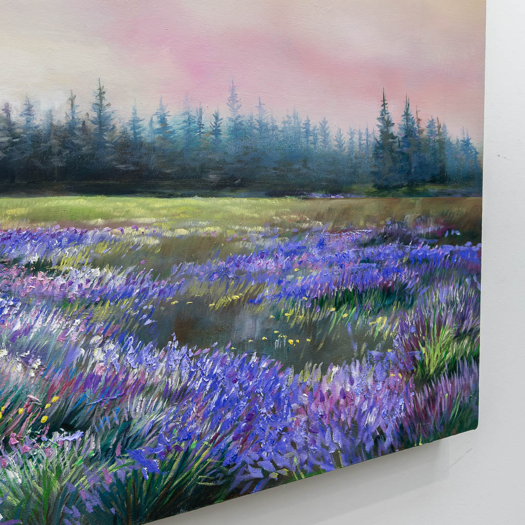 Lavender Skies | 44" x 44" Oil & Mixed Media on Canvas Richard Cole