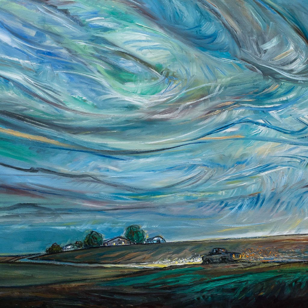 Dusk Travel | 48" x 30" Oil on Canvas Steve R. Coffey
