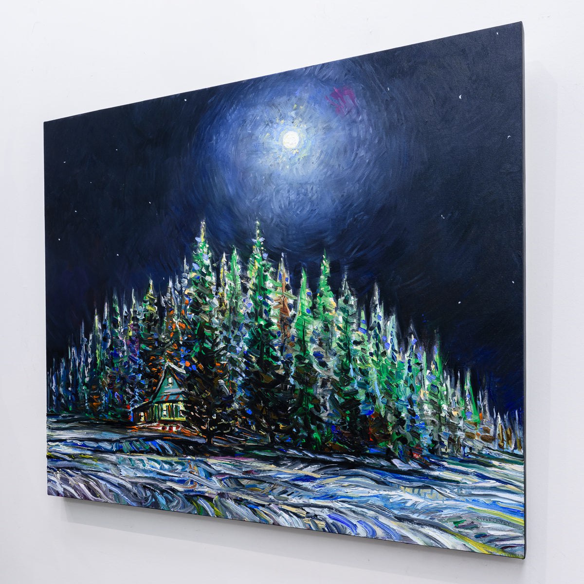 Leaving the Lights On | 30" x 36" Oil on Canvas Steve R. Coffey