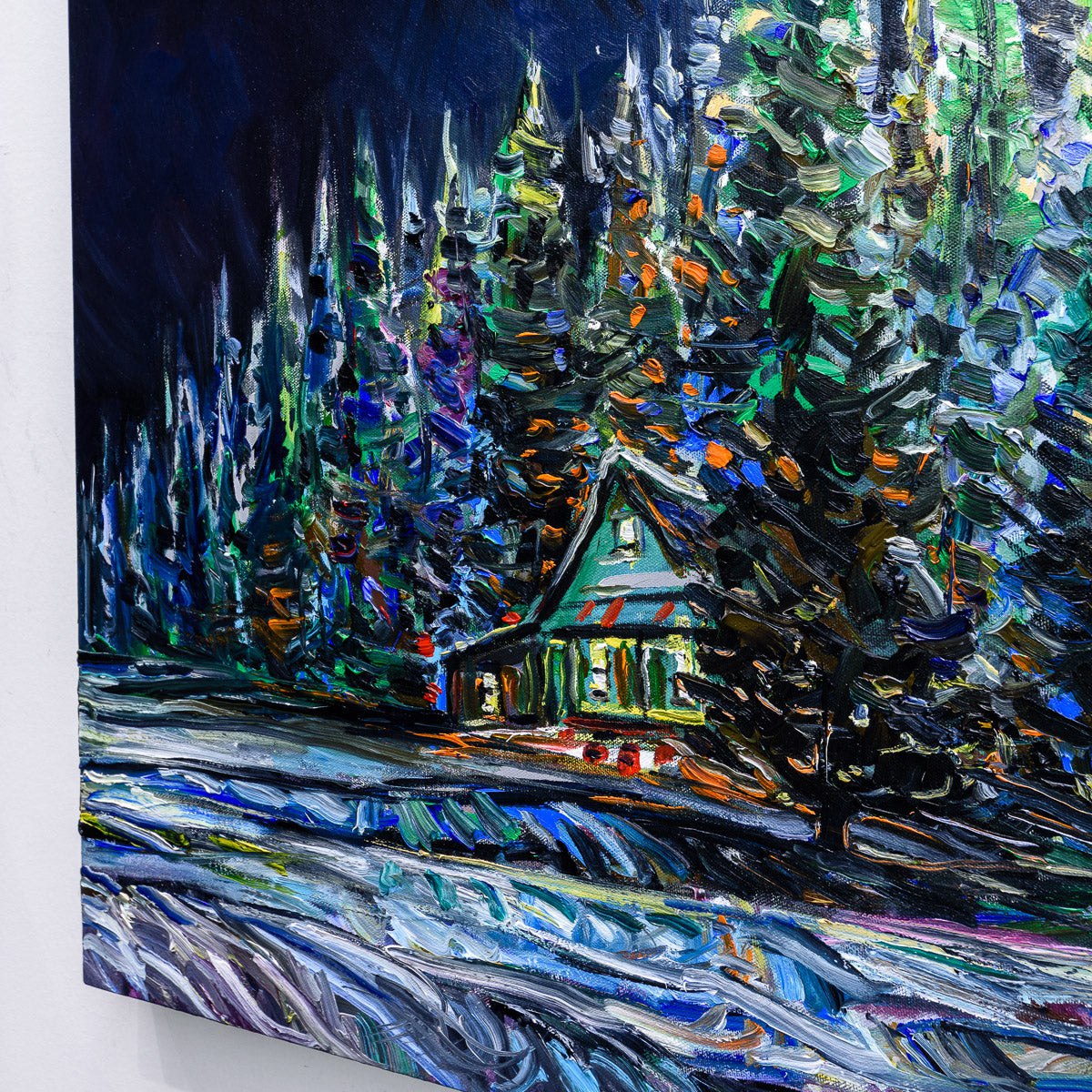 Leaving the Lights On | 30" x 36" Oil on Canvas Steve R. Coffey