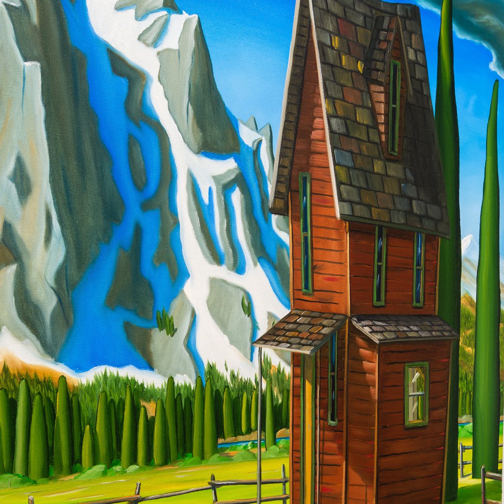 Mt. McGowan, Sawtooths, Idaho | 30" x 40" Oil on Canvas Glenn Payan