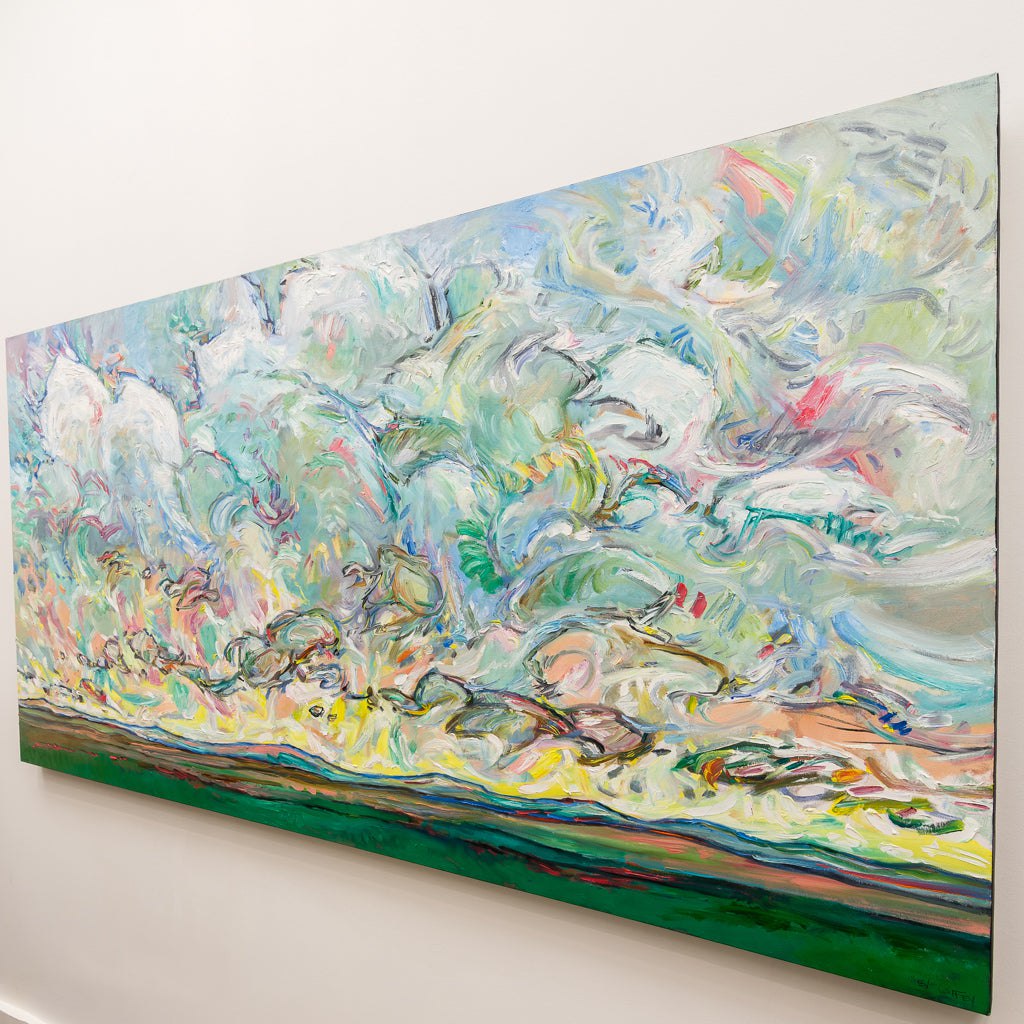 Hills Above | 36" x 72" Oil on Canvas Steve R. Coffey