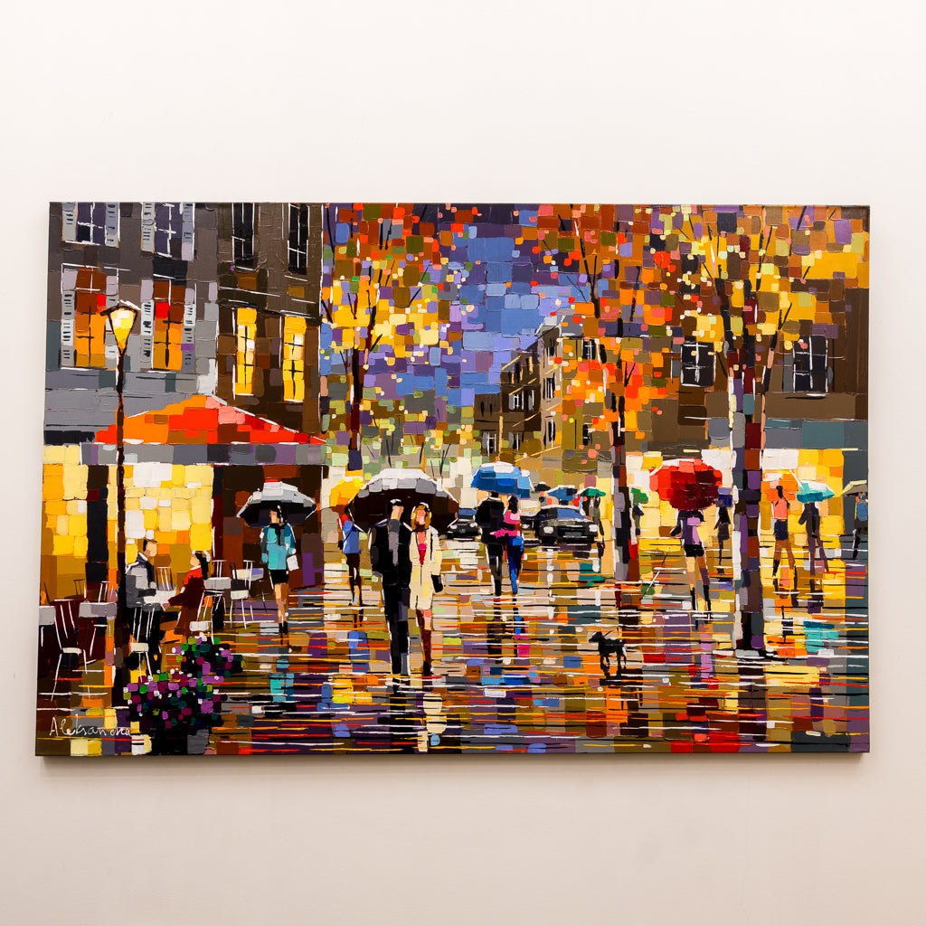 Leisure Day | 40" x 60" Acrylic on Canvas Aleksandra Savina