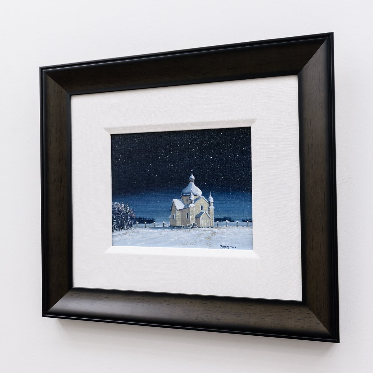 Early Pioneers Had Time to Build Their Churches | 8" x 10" Oil on Panel Peter Shostak