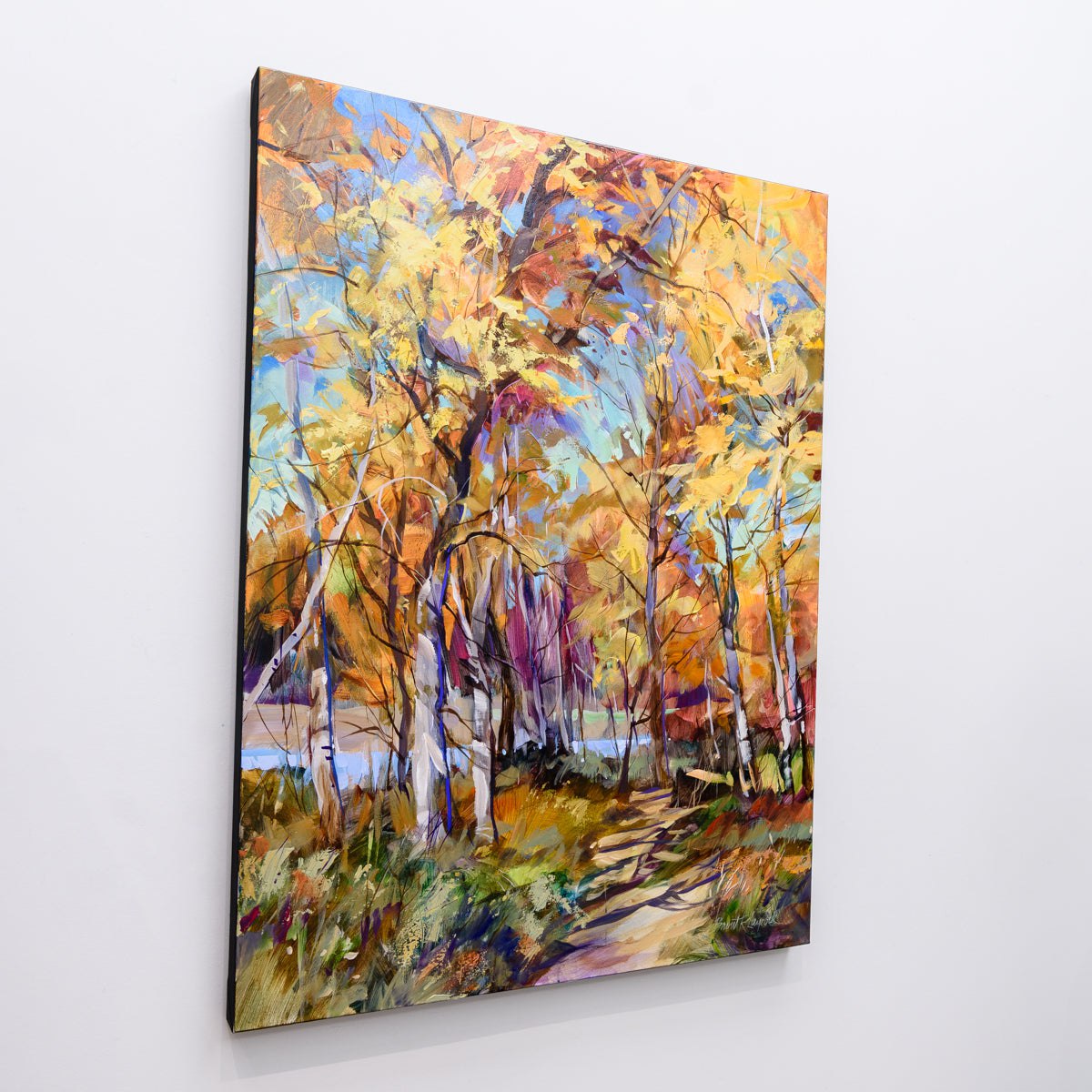 Golden Canopy | 40" x 30" Acrylic on Canvas Brent Laycock RCA