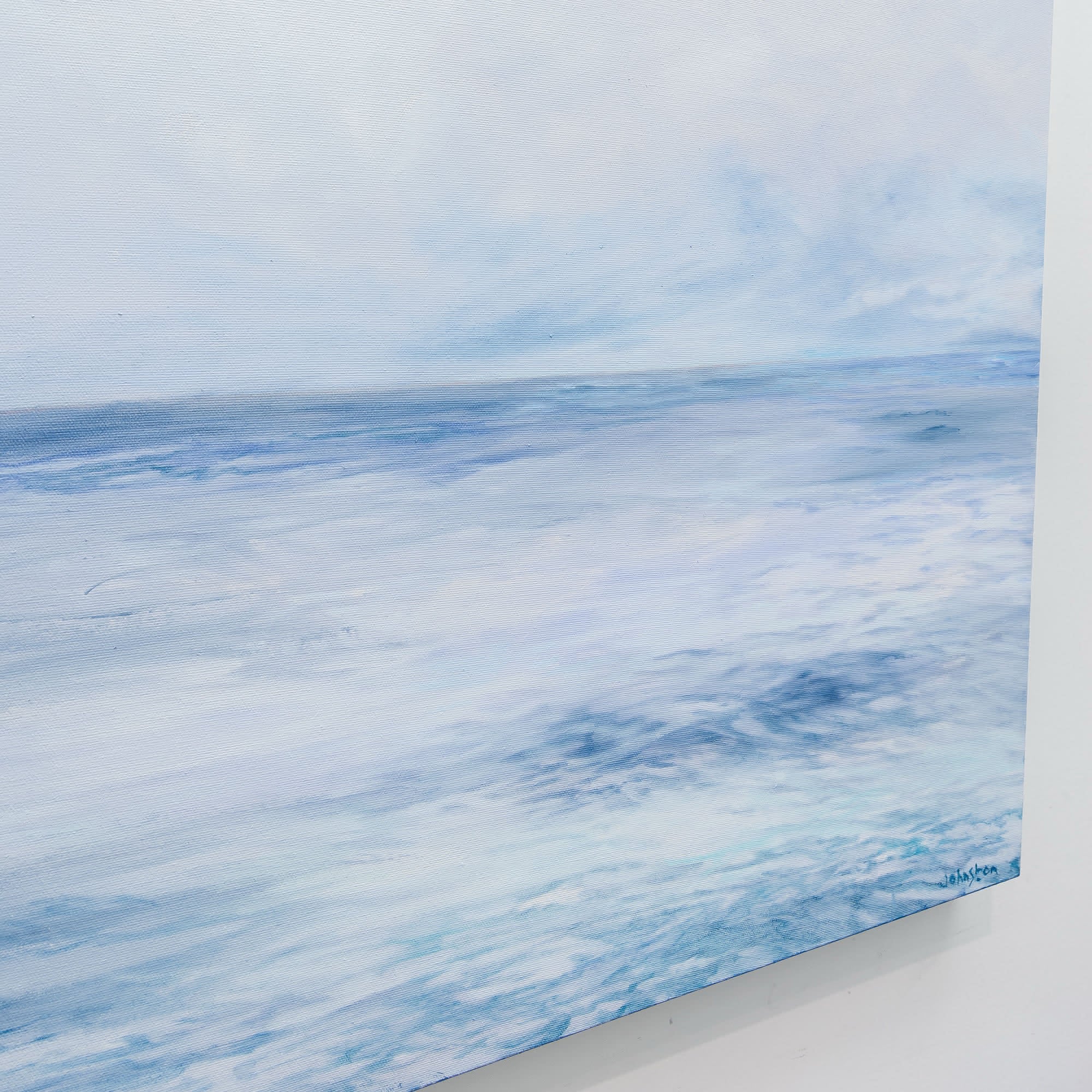 Winter Sea - Liminal | 36" x 36" Oil on Canvas Patricia Johnston
