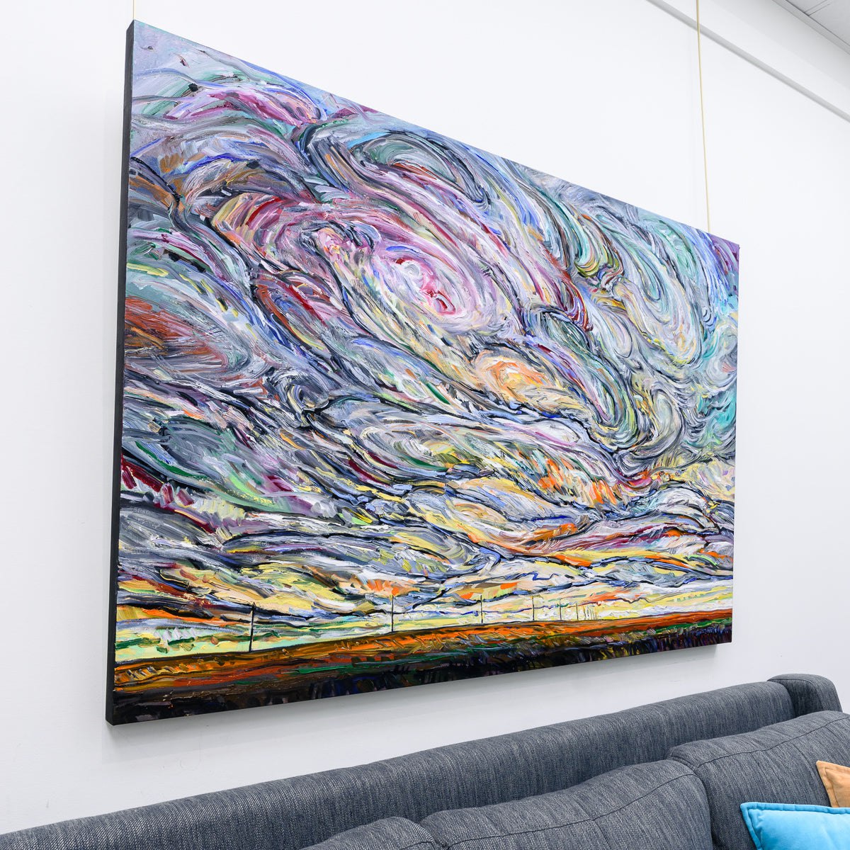 Pole Road Shiftl | 40" x 60" Oil on Canvas Steve R. Coffey