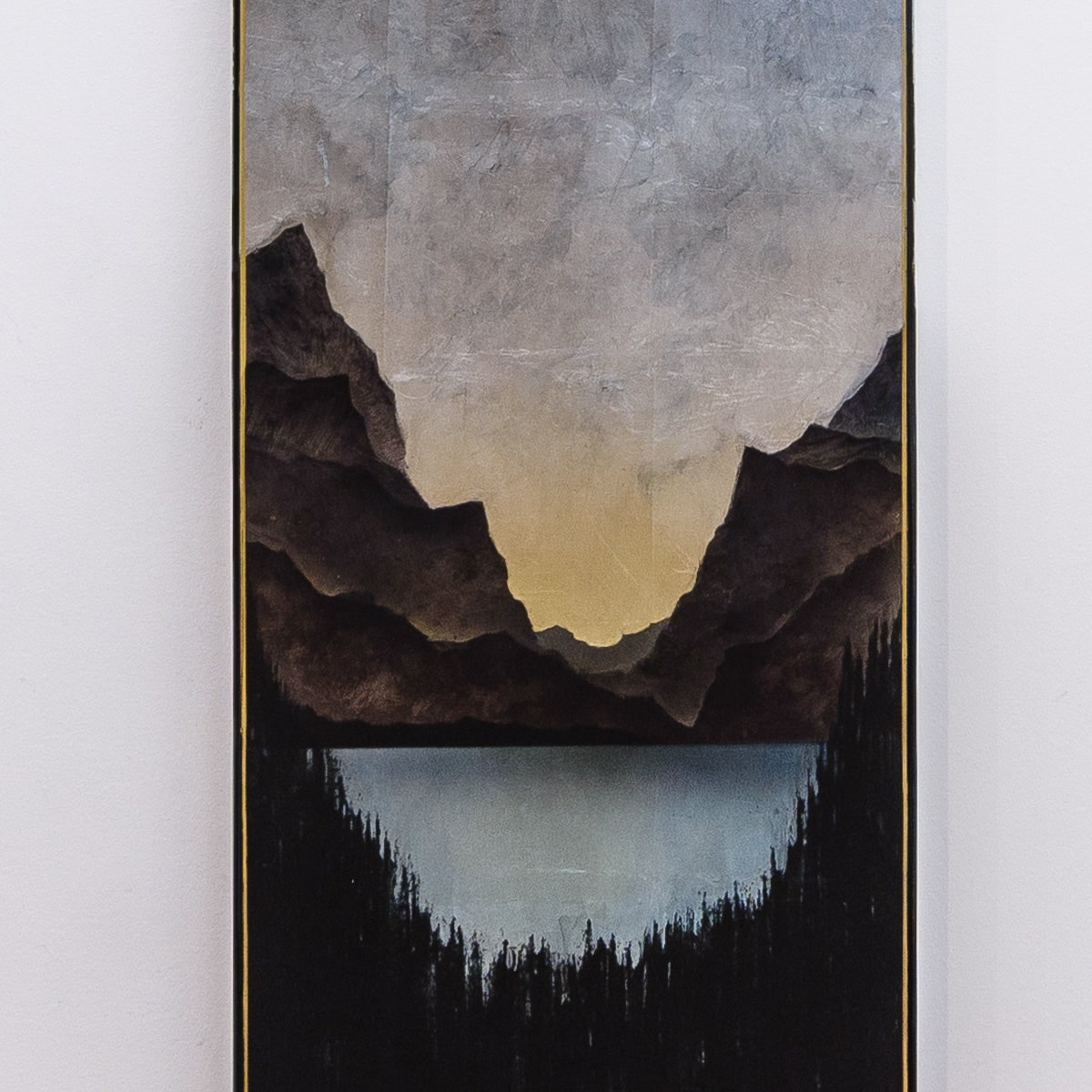 Jewel of the West | 60" x 13.5" mixed media on panel David Graff