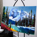 Mt Burgess Sundown | 12" x 16" Oil on Panel Cameron Bird