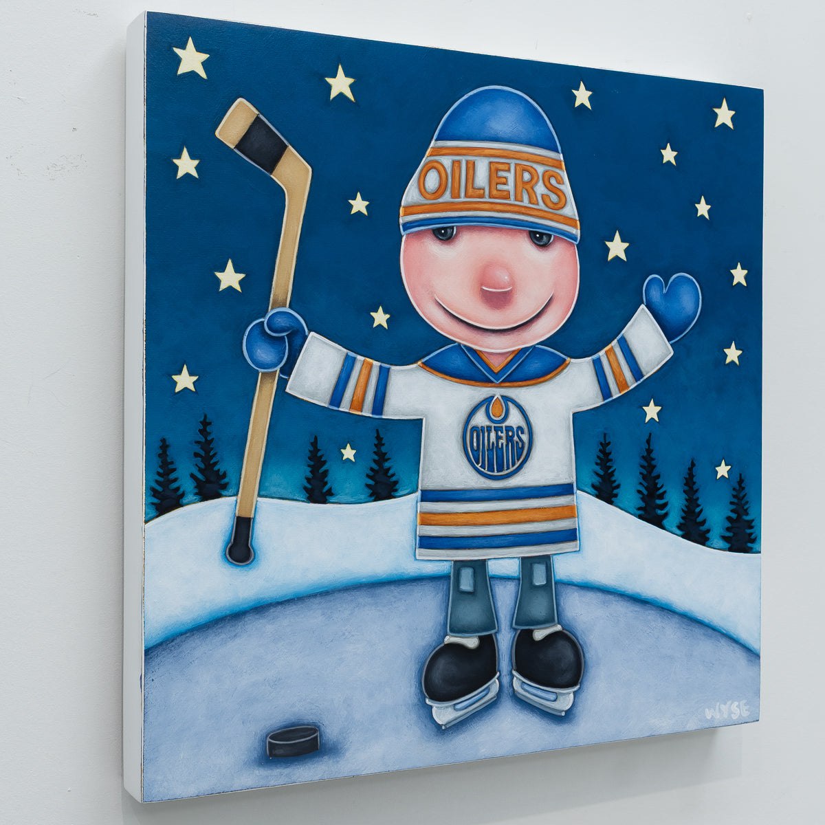 Shine | 16" x 16" Acrylic on Birch Panel Peter Wyse