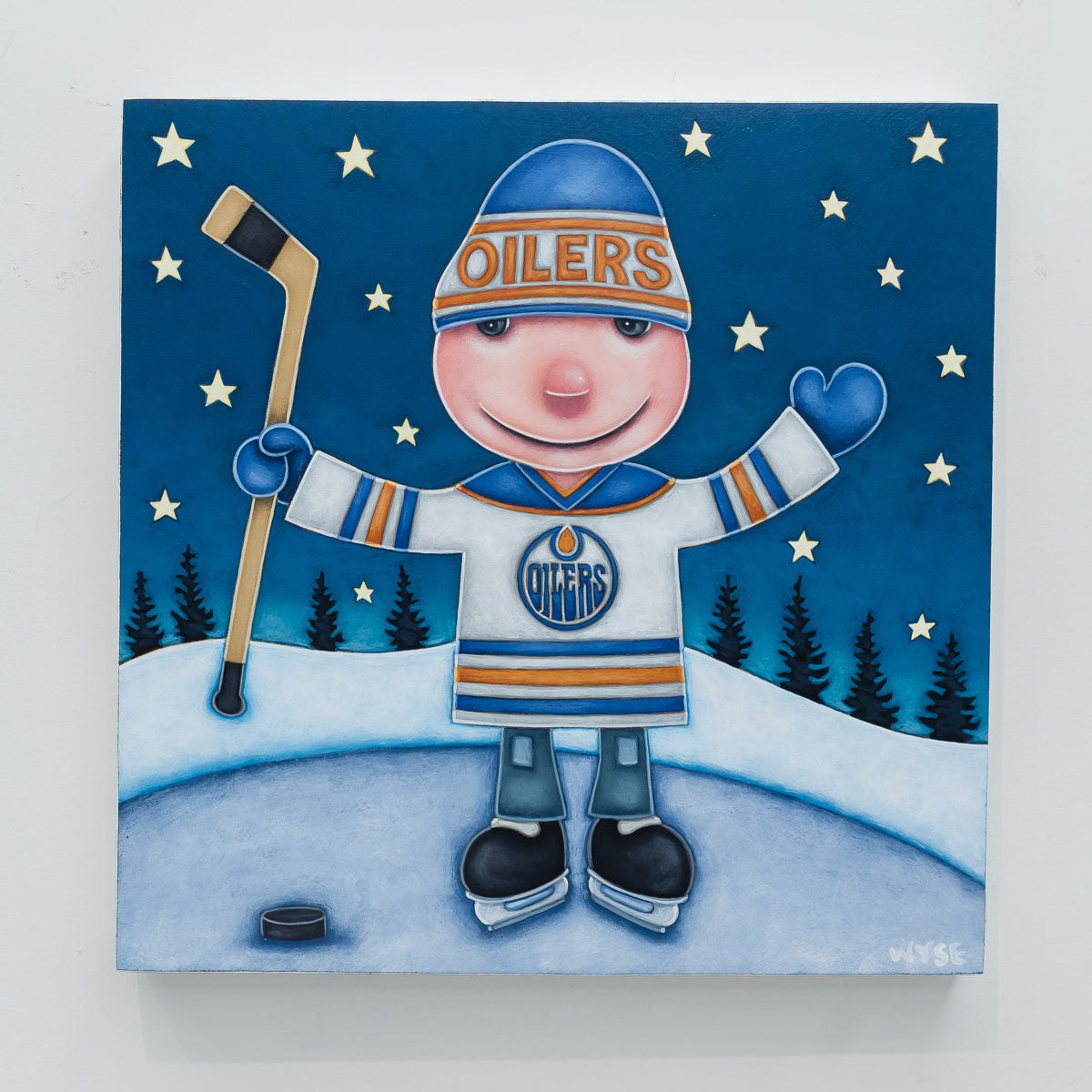 Shine | 16" x 16" Acrylic on Birch Panel Peter Wyse