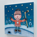 Canadas Boy | 16" x 16" Acrylic on Birch Panel Peter Wyse