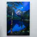 Reflets de Secrets Gardes | 60" x 40" Mixed Media on Canvas Annabelle Marquis