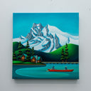 Emerald Lake | 24" x 24" Oil on Canvas Dana Irving