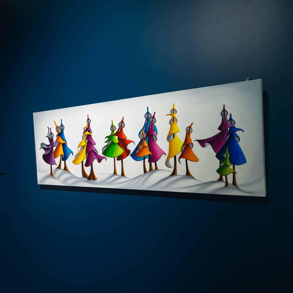 Rainbow Village | 20" x 60"