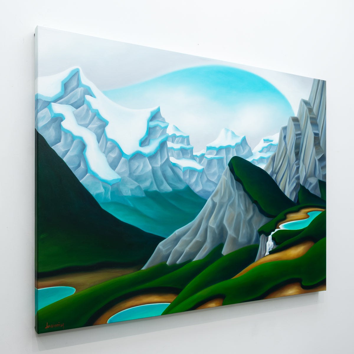 Agnes Lake and Mirror | 36" x 48" Oil on Canvas Dana Irving