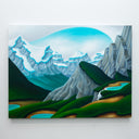 Agnes Lake and Mirror | 36" x 48" Oil on Canvas Dana Irving