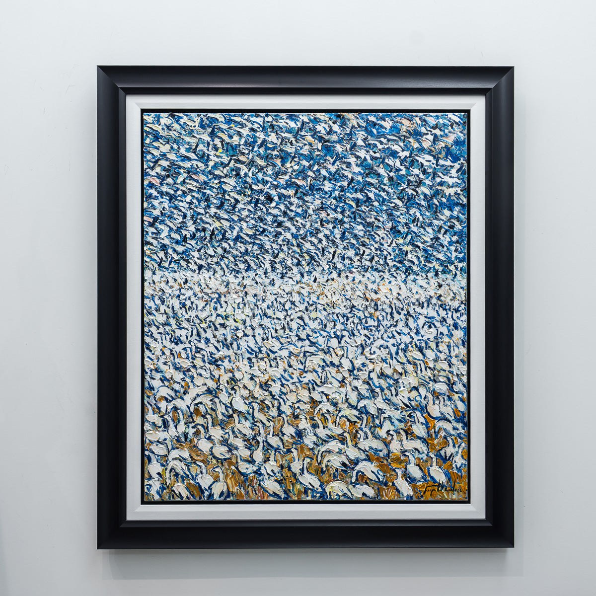 Neige d'Oies| 36" x 30" Oil on Canvas Raynald Leclerc
