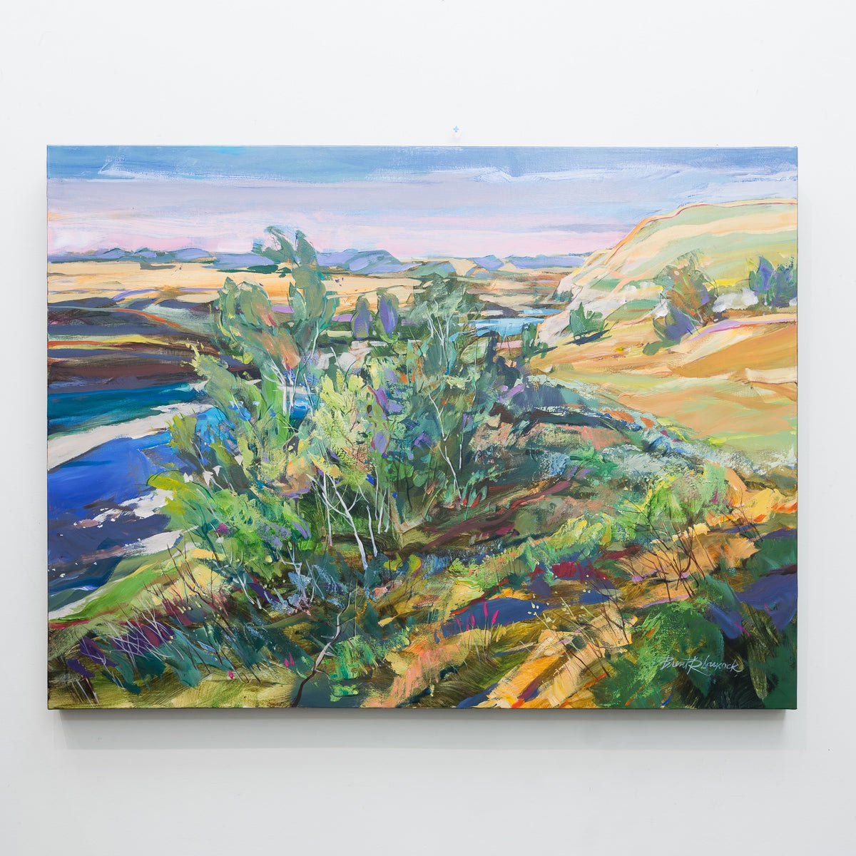 Highwood Oasis | 30" x 40" Acrylic on Canvas Brent Laycock RCA