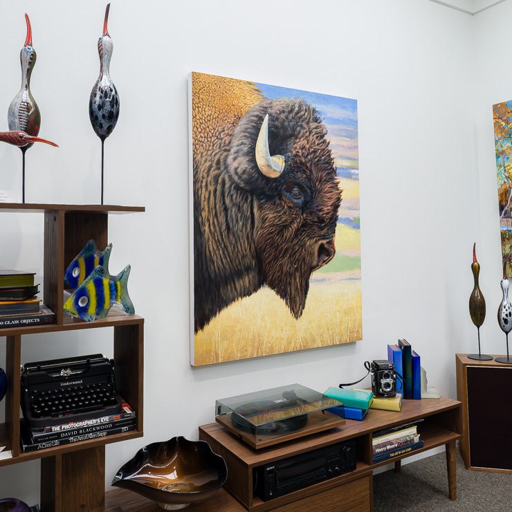 Giant's Portrait | 48" x 36" Oil on Panel James Wiens