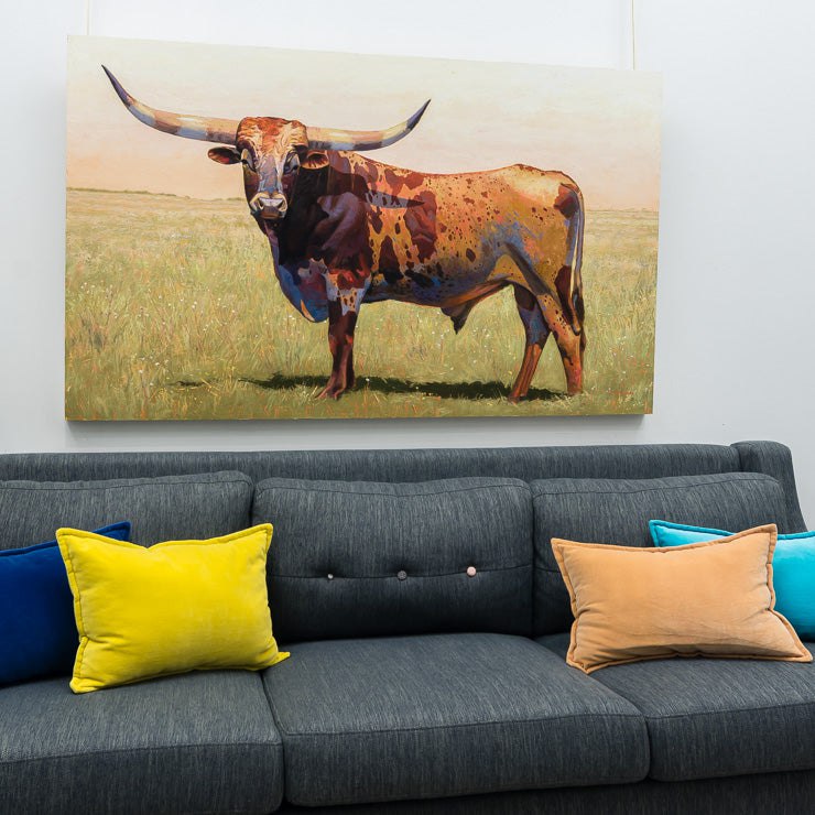 I Call Bull | 36" x 60" Oil on Panel James Wiens