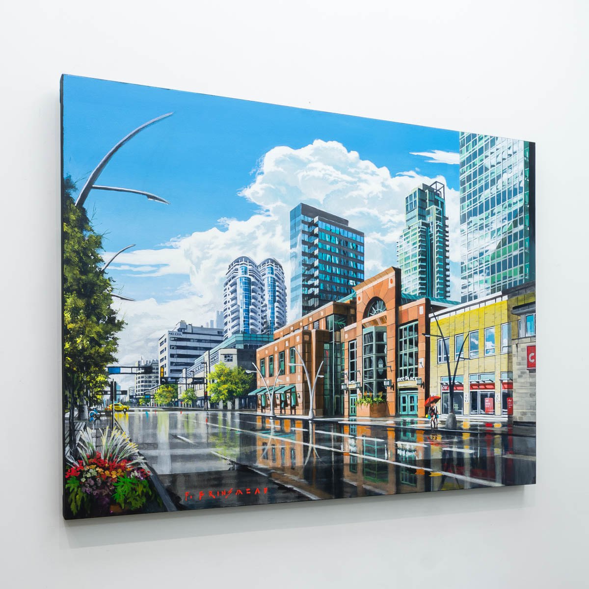 Sunshower on Jasper | 36" x 48" Acrylic on Canvas Fraser Brinsmead