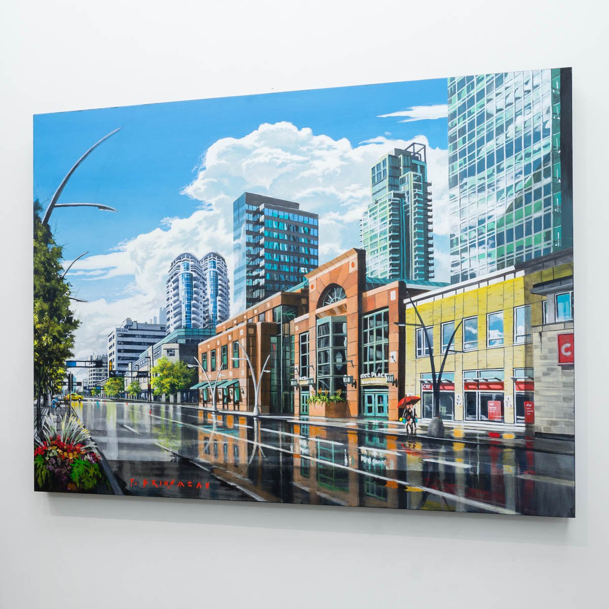 Sunshower on Jasper | 36" x 48" Acrylic on Canvas Fraser Brinsmead