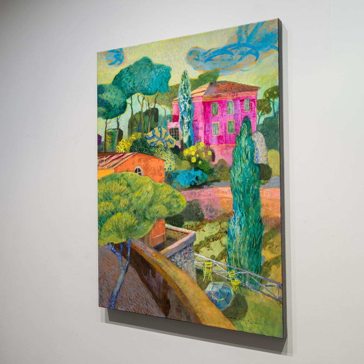 Pretty Pink Palazzo | 40" x 30" Acrylic on Canvas Paul Jorgensen