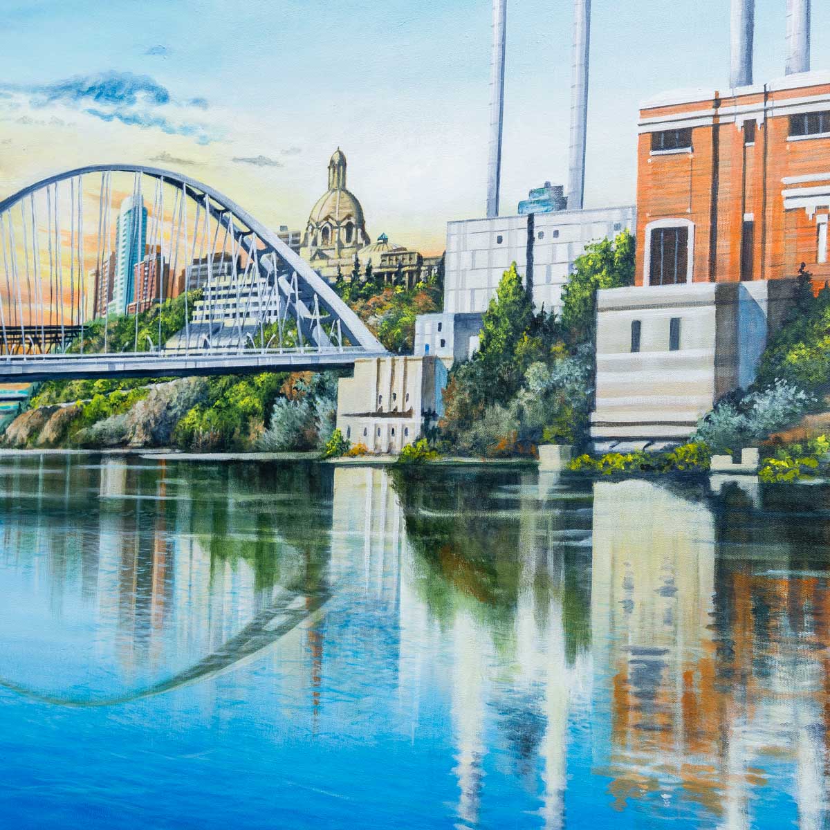 Urban Shoreline | 36" x 48"