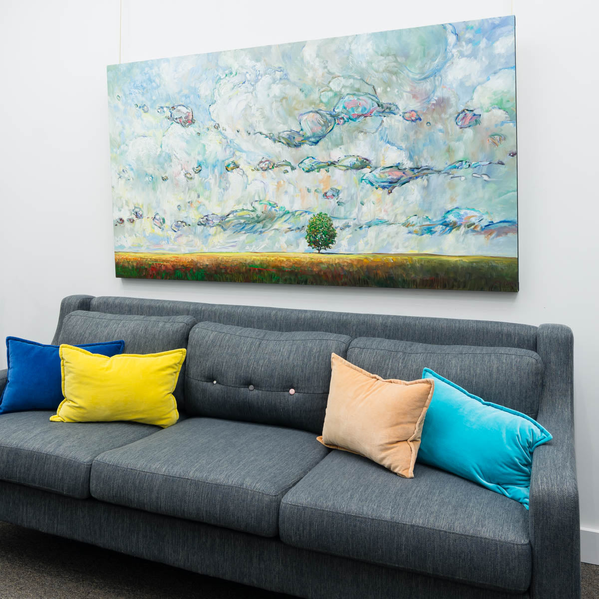 One Summer Tree | 40" x 72" Oil on Canvas Steve R. Coffey