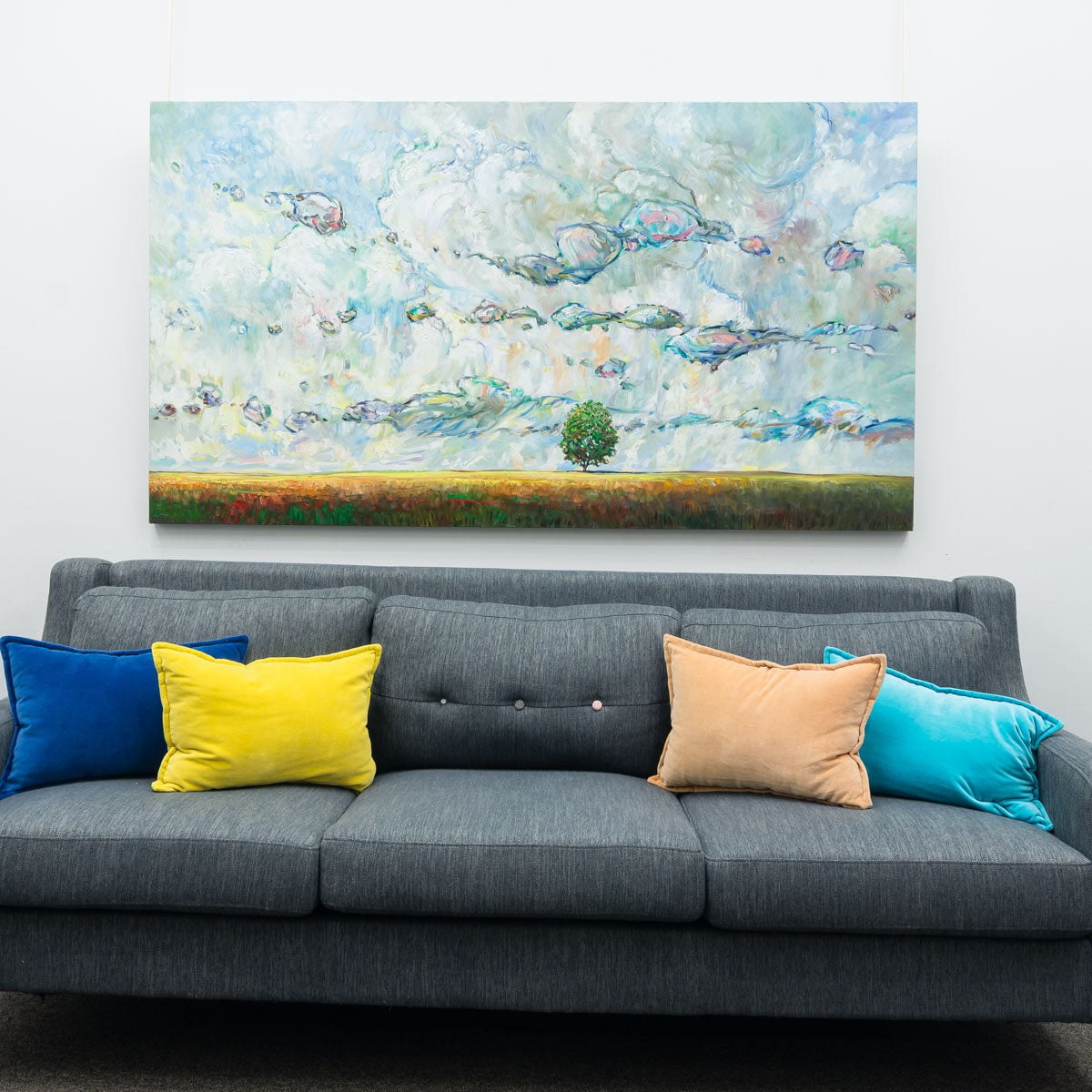 One Summer Tree | 40" x 72" Oil on Canvas Steve R. Coffey