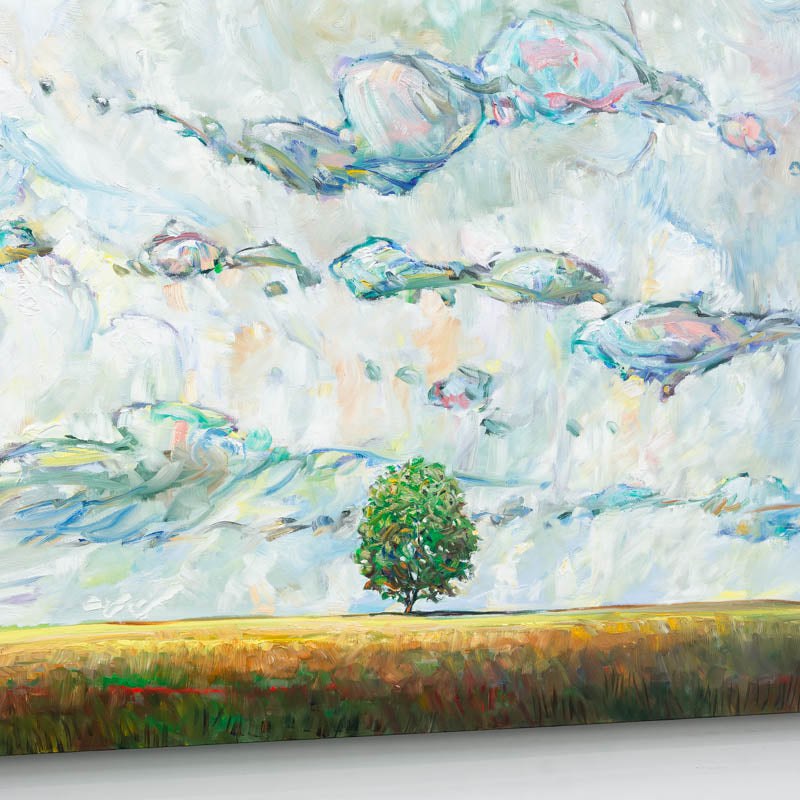 One Summer Tree | 40" x 72" Oil on Canvas Steve R. Coffey