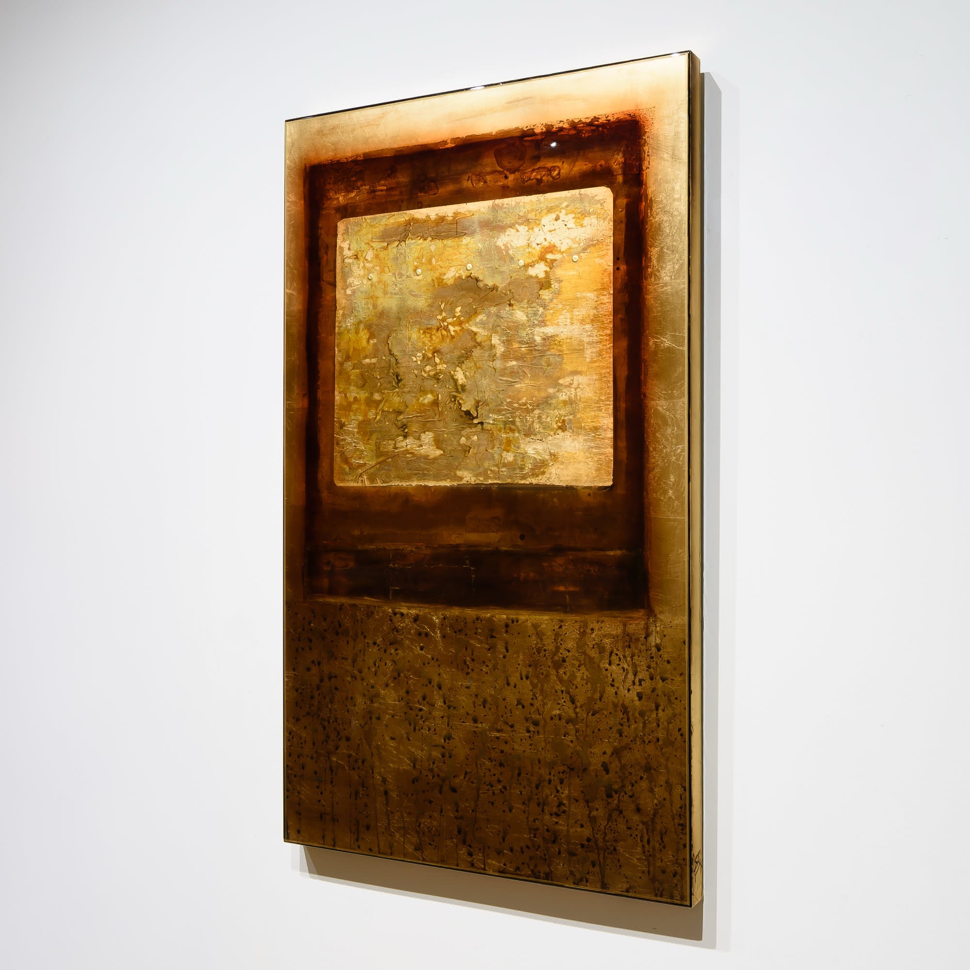 Essential Elements | 40" x 24" mixed media on panel David Graff