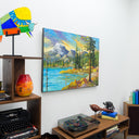 Edit Lake, Near Jasper | 30" x 40" Oil on Canvas Rod Charlesworth