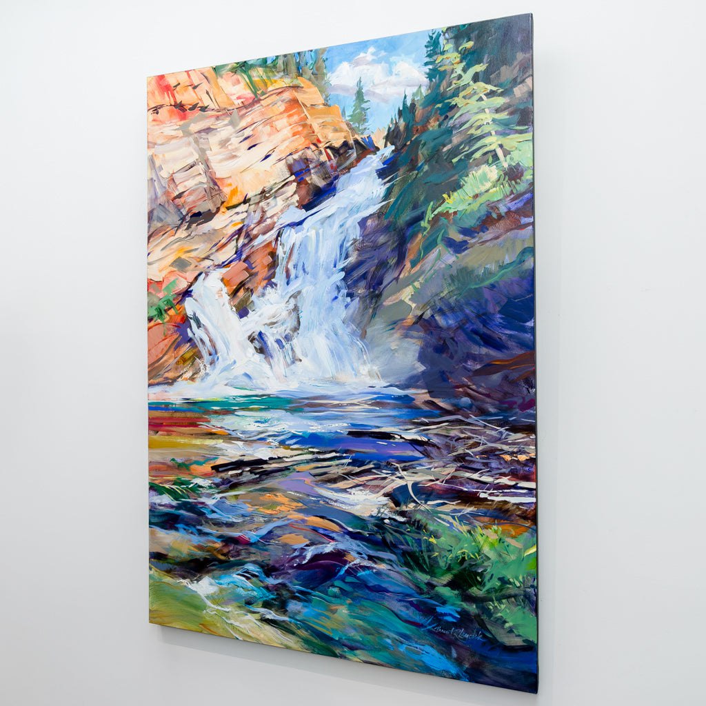 Cameron Falls Morning | 60" x 40" Acrylic on Canvas Brent Laycock RCA